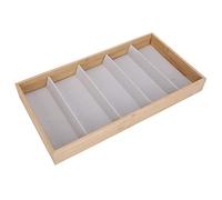CCYLEZ Scatola per Occhiali con Protezione Soft Claimond | Resistente legno di bambù, Design compatto, Ideale per negozi di ottica, Espositori per occhiali da sole, gioielli
