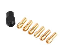 CCYLEZ Set Bussole Portapinze, Pinza Durevole da 6 Pezzi per un Serraggio Forte, Ideale per Applicazioni di Utensili Elettrici, Ottone e Acciaio Al Carbonio, Dimensioni da 1 Mm a 3,2 Mm