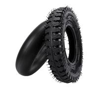 CCYLEZ Set di Pneumatici 4.00-8 con Camera d'Aria Interna per Uso Pesante | Gomma resistente, attrezzatura pesante, compatibile con trattori, tosaerba