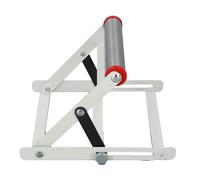 CCYLEZ Staffa di Supporto Materiale Regolabile di Alta qualità per Seghe da Banco e Macchine da Taglio con Intervallo di Altezza da 55 a 135 Mm