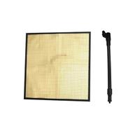 CCYLEZ Strumento Regolabile per Modellare la Luce Flessibile con Riflettore da 9,4 X 9,4 Pollici per Fotografia Professionale e Streaming - MCPET Leggero (GOLD)