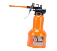 CCYLEZ Tanica Oliatore per Pompa Tanica per Olio Manuale Ad Alta Pressione da 500 Ml con Beccuccio Dritto per Auto Moto, Acciaio Ad Alto Tenore di Carbonio, Beccuccio in Alluminio, 500 Ml, Filtro