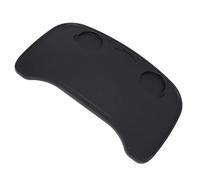 CCYLEZ Tavolino per Sedia a Rotelle, Vassoio per Sedia a Rotelle Rimovibile e Semplice da Montare, Portatile, per Anziani Domestici (Black)