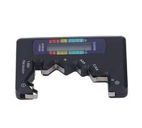 CCYLEZ Tester Digitale per Batterie con Display LCD per 1,5V, 9V (BLACK) | Design compatto, alimentazione con batteria testata, involucro in ABS, adatto a varie batterie