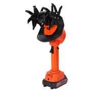 CCYLEZ Timone Elettrico Rototiller, Coltivatore di Giardini a Cordone con Batterie da 1500 MAh, Timone Portatile per la Coltivazione del Suolo Aerazione (Spina europea)