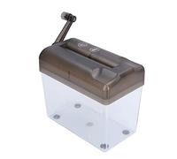 CCYLEZ Tritacarte Manuale, Compatta per Carta A6 (GREY) | ABS resistente, facile da usare, adatto per ufficio, trituratore portatile