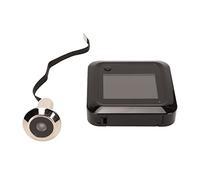 CCYLEZ Visualizzatore Porta Digitale Schermo LCD Digitale da 2,4 Pollici, Visualizzatore Spioncino della Porta con Videocamera HD da 0,3 MP per L'home Office, Grandangolo 145 Gradi