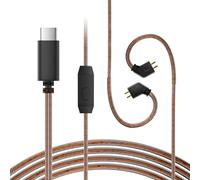 CCZ Melody Original iem Cable, cavo di ricambio USB-C di tipo C, CCZ C02 4N OFC, cavi di prolunga per monitor KBEAR KS1, KS2, Storm, DC01 Pro, DC02, Coffee Bean, DC03, MC02 (pin TFZ con microfono)