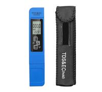 CCZRD 3In1 TDS EC Meter Tester di Temperatura Penna Digitale Multifunzionale Tester di qualità Del'acqua for Purezza Del'acqua Temp PPM Tester(Blue)