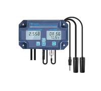 CCZRD 6-in-1 Data Logger PH EC TDS Salt SG Misuratore di Temperatura Tester di qualità Acqua Digitale WiFi Smart Monitor Tuya App(Blue)
