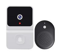 CCZRD Campanello Domestico Videocitofono Con Visione Notturna IR Citofono Video Intelligente Grandangolare Da 100 Gradi Ampia Gamma di Ambienti Domestici(White)