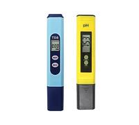 CCZRD Digital PH Meter 0.00-14.0 Calibrazione Automatica TDS Tester 1-9990PPM Titanium Probe Test di qualità Acqua Monitor Acquario Piscina(TSD And PH Meter)