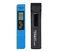 CCZRD Digitale PH/TDS/EC Meter Tester Termometro Penna Purezza Acqua PPM Filtro Idroponico for Acquario Piscina Acqua Monitor(EC Meter Blue)