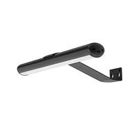 CCZRD Funzionamento a batteria for timer di pittura con angolo remoto regolabile Lampada da parete for foto Luce for soggiorno Ricaricabile senza fili Utilizzo versatile(Black)