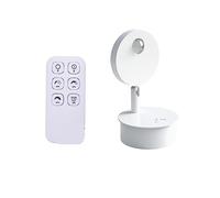 CCZRD Lampada da parete a LED for interni Decora foto di illuminazione murale dimmerabile a distanza for soggiorno con applique for scale ricarica USB Utilizzo versatile(WHITE_WITH REMOTE)