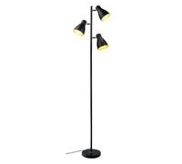 CCZRD Lampada Stelo Lampada Da Terra Luci Orientabili Lampade A LED A Palo Alto Nere For Camera Letto Soggiorno Ufficio Lampadine Incluse E26 Si Adatta Qualsiasi Stile D'arredo