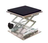 CCZRD Martinetto di Sollevamento A Forbice for Piattaforma A for Assorbimento degli Urti for Macchine for La Lavorazione del Legno Manuale Funzionamento Fluido Efficiente(SS 20x20cm)