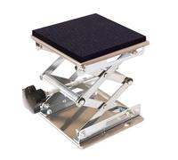 CCZRD Martinetto di Sollevamento A Forbice for Piattaforma A for Assorbimento degli Urti for Macchine for La Lavorazione del Legno Manuale Funzionamento Fluido Efficiente(SS 15X15cm)