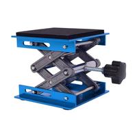 CCZRD Martinetto di Sollevamento A Forbice for Piattaforma A for Assorbimento degli Urti for Macchine for La Lavorazione del Legno Manuale Funzionamento Fluido Efficiente(al Oxide 10x10cm)