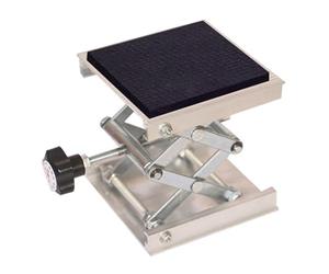 CCZRD Martinetto di Sollevamento A Forbice for Piattaforma A for Assorbimento degli Urti for Macchine for La Lavorazione del Legno Manuale Funzionamento Fluido Efficiente(Aluminum B)