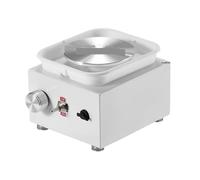 CCZRD Mini Tornio da Vasaio 0-320 Giri/min velocità Regolabile Vasca Staccabile for Lavori Artistici Fai Te in Casa Ruota Stabile Fluido(White)