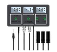 CCZRD Misuratore di qualità Del'acqua Multifunzione 8 in 1 Digitale WiFi PH EC TDS Sale SG.Temp ORP CF Tester Monitor Intelligente Controllo Tramite App Tuya