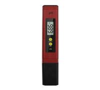 CCZRD Misuratore PH LCD Digitale 0,01 PH Tester for La qualità Del'acqua Ad Alta Precisione Campo di Misurazione Penna for Test PH Adatta for Acquario for Piscine(Red)