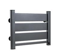 CCZRD Portasciugamani Elettrico Intelligente Sterilizzazione Superconduttiva Stendino for Asciugamani Bagno di Casa Scaldasalviette Accessori for Il Bagno(Black)