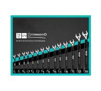 CCZRD Set Di Chiavi A Bussola, Kit Combinate, Utensili Manuali In Acciaio Al Cromo Vanadio, A, For La Riparazione Del'auto Ottima Fattura Utilizzo Versatile(14pcs)