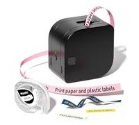 CCZRD Stampa A Trasferimento Termico For Etichettatrice Bluetooth Portatile Con Icona Di Modelli Multipli For La Casa Del'ufficio Archiviazione Stampa Veloce Nitida Ogni Etichetta(Black)
