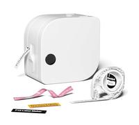 CCZRD Stampa A Trasferimento Termico For Etichettatrice Bluetooth Portatile Con Icona Di Modelli Multipli For La Casa Del'ufficio Archiviazione Stampa Veloce Nitida Ogni Etichetta(White)
