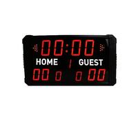 CCZRD Tabellone Segnapunti Elettronico Digitale Multi Sport All'aperto A LED for Pallacanestro Facile Vedere Sia all'Interno Che all'Esterno(11 Digits)