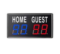 CCZRD Tabellone Segnapunti Portatile Principale da 1,8 Pollici Tavolo con Elettronico Digitale A Distanza di Calcio for Pallacanestro ECC Facile Vedere Sia all'Interno Che all'Esterno