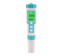 CCZRD TDS EC PH Misuratore di Salinità ORP H2 SG Temp Soluzione for Il Monitoraggio Dela qualità Del'acqua Tester di Resistività dei Fertilizzanti for Piscine, Acquari(C- 600A)