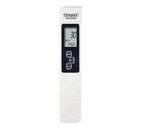 CCZRD TDS Meter Digital Water Quality Tester 0-14 PH Meter Tester 0-9990PPM TDS E EC LCD Purezza Acqua PPM Filtro Acquario(TDS2 with Battery)