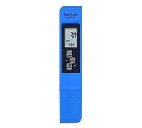 CCZRD TDS Meter Digital Water Tester Digital 0-14 PH Meter Tester 0-9990ppm TDS&EC LCD Purezza Acqua PPM Filtro Acquario con Batterie(TDS Blue Battery)