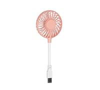 CCZRD Ventilatore piccolo USB Piccolo tavolo da ufficio silenzioso in linea Raffreddatore for portatile estivo Ricaricabile Raffreddamento Rapido Efficace Stare Sempre Comodi
