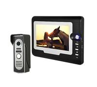 CCZRD Videocitofono Di Sicurezza Kit Telecamera IR Antipioggia For Casa Villa Edificio Appartamento Ampia Gamma di Ambienti Domestici(A KIT)