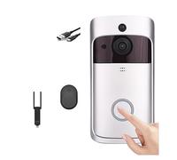 CCZRD Videocitofono IP Intelligente WIFI Campanello For Porte Telecamera For Allarme IR Telecamere Di Sicurezza Wireless Ampia Gamma di Ambienti Domestici(Option 14)