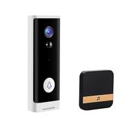 CCZRD WiFi Campanello Smart Home Wireless Video Citofono Sicurezza Telecamera For Porta Esterna 1080P HD Sorveglianza Domestica PIR Ampia Gamma di Ambienti Domestici(Option 4)