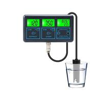 CCZRD WiFi Tuya Smart Monitor Acquario Acquario Spa Piscina Misuratore di qualità Acqua Online PH ORP EC PPM CF umidità Temp Tester ATC(Meter Liquids)