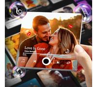 CCZUIML Calamita da Frigorifero con Album Musicale Personalizzato - Lettore Musicale Personalizzato con Foto,Brani e Copertine degli Album - Ideale per Le Coppie