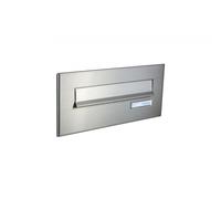 CD-1 Pannello frontale in acciaio inox per cassetta postale con targhetta portanome (160x350 mm)
