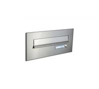 CD-2 Pannello frontale in acciaio inox per cassetta postale con campanello e targhetta portanome (160x350 mm)
