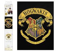 CD-238000610 Diamond Dotz Camelot Hogwarts Crest, circa 52,0 x 70,0 cm, Diamond Painting, pittura con diamanti, quadro scintillante per fai da te, per bambini e adulti