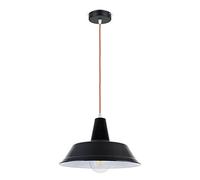 CD Cables-Sospensione paralume Sombrero metallo Nero, Cavo Whiskey da 2 metri