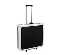 ROADINGER - Cd Case, Black, 200 Cds, With Trolley - SPEDIZIONE GRATUITA