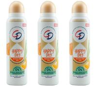 CD Deodorante Spray Happy Giorno 3 X 150ml 24H Protezione - Con Essenziale
