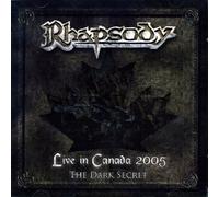CD + DVD SET RHAPSODY OF FIRE LIVE IN CANADA 2005 THE DARK SECRET NUOVO...