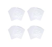 CD DVD Sleeves, DVD CD Media Paper Envelop Sleeves Holder con Clear Window Close Flap Bianca, Confezione da 400